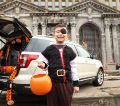 Halloween at Michigan Central Station